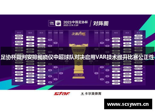 足协杯裁判安排揭晓仅中超球队对决启用VAR技术提升比赛公正性